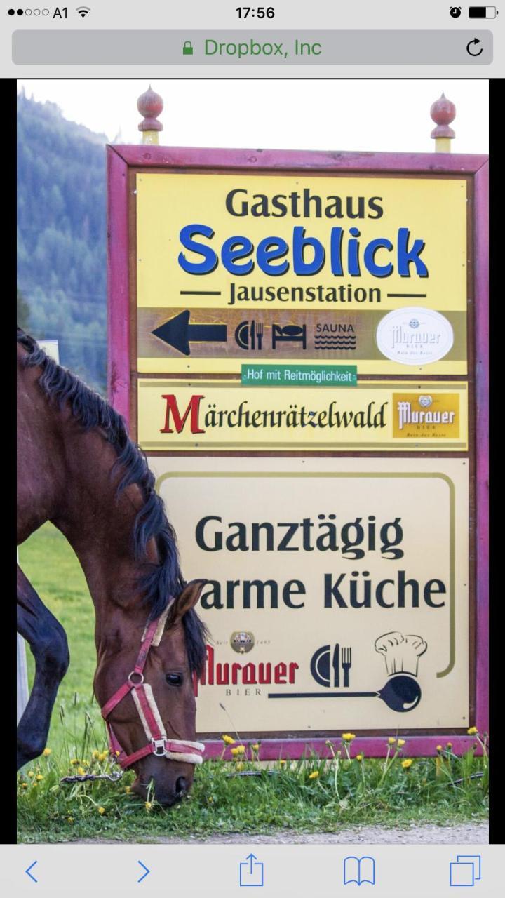 Hotel Gasthof Seeblick Zeutschach Extérieur photo